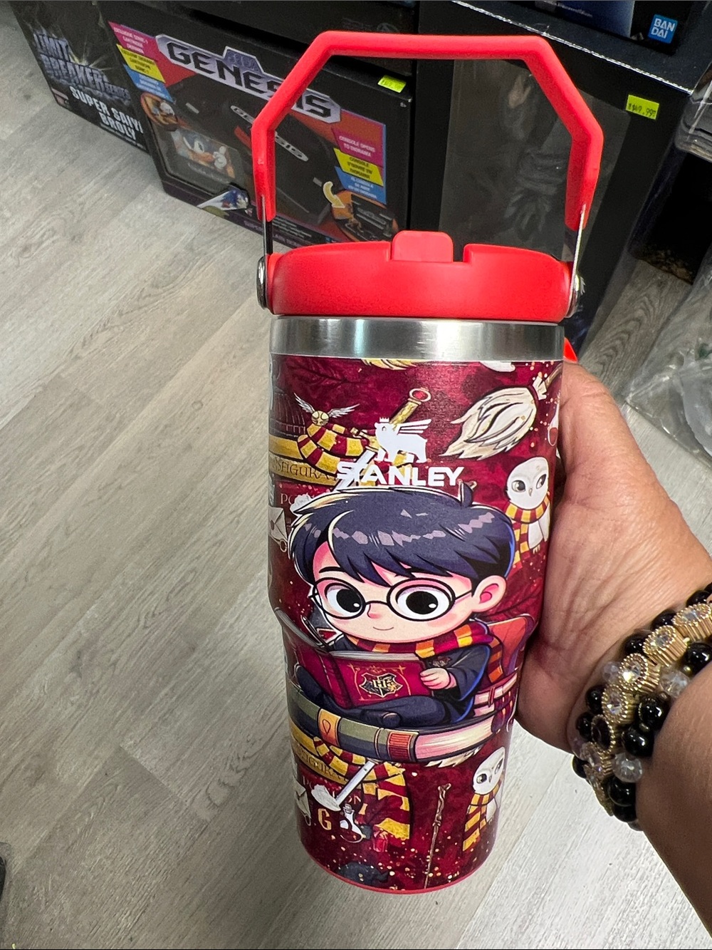 Stanley Kids Red Harry Potter Character Travel Tumbler